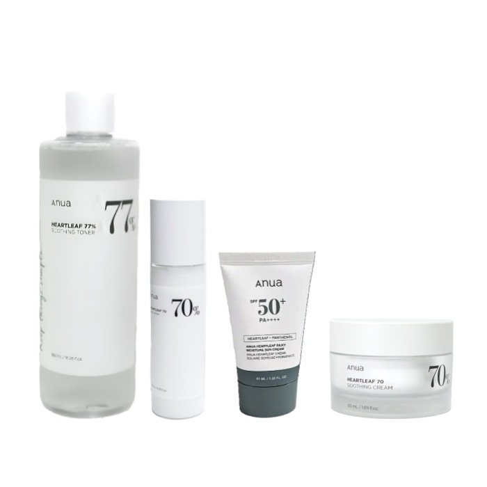 ドクダミ トナー 500ml + ローション 200ml + アンプル 30ml + クリーム 50ml