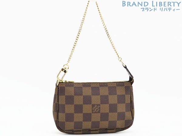 未使用ルイヴィトンダミエミニポシェットアクセソワールアクセサリーポーチハンドポーチミニバッグN58009