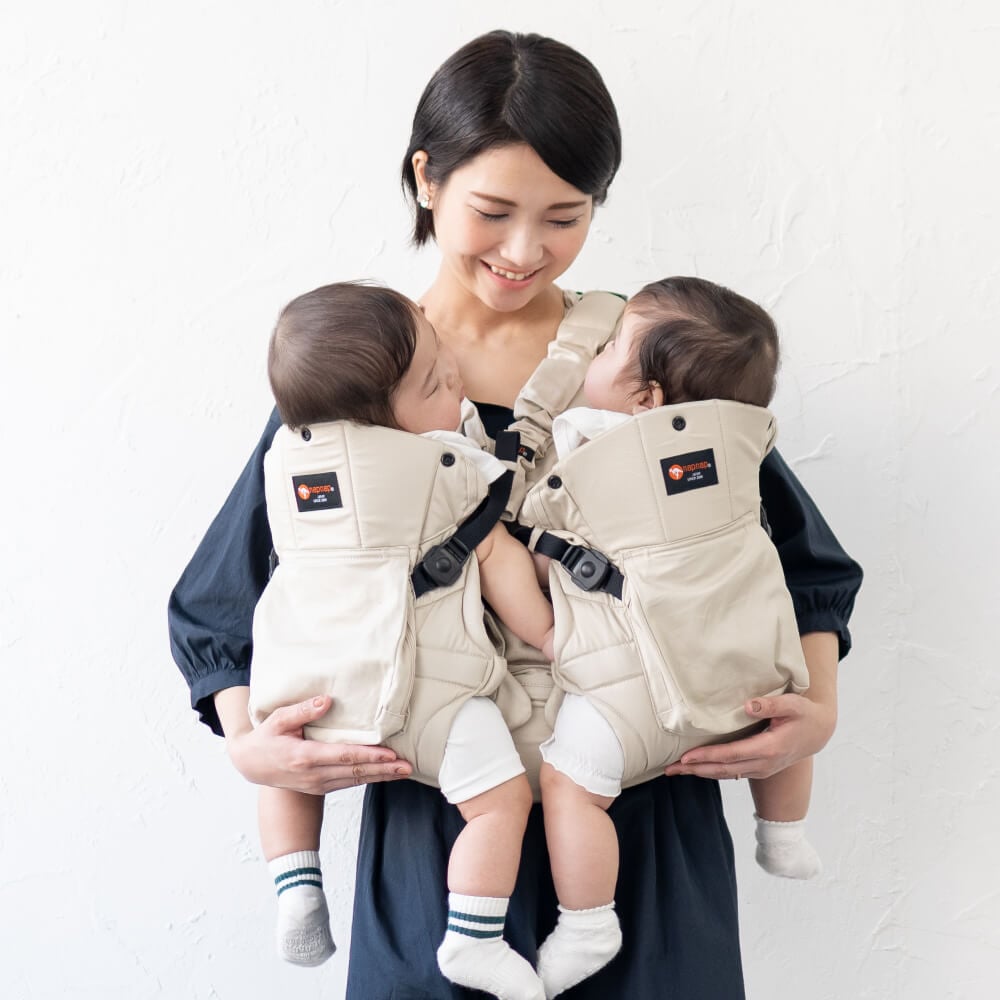 ふたご抱っこ紐 双子 おんぶ 抱っこ ふたご 抱っこひも ベビーキャリー ベビーキャリア 出産準備 1年保証 多胎 年子 キッズデザイン賞 子育て支援大賞受賞