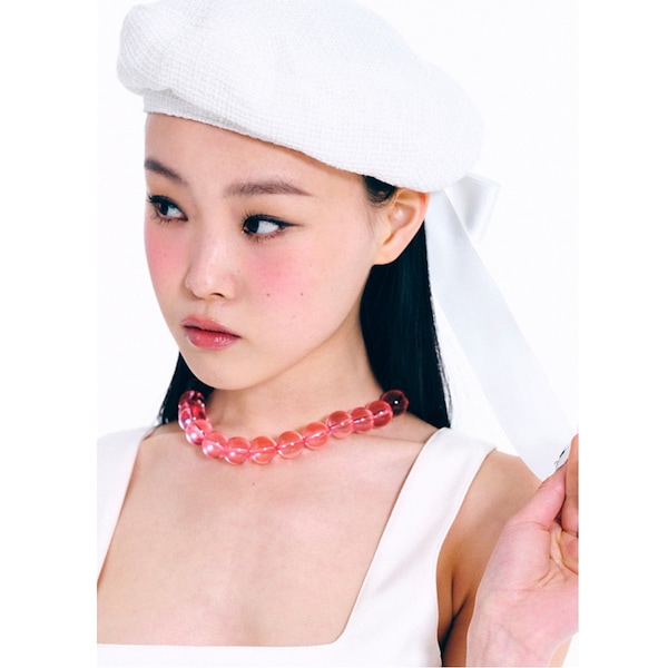 韓国 YOUHEE ツイード リボン ベレー ベレー帽 韓国 YOUHEE ツイード リボン ベレー ベレー帽