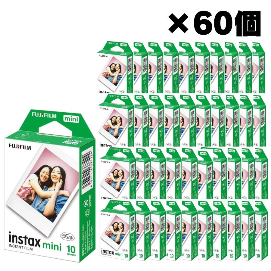 チェキフィルム instaxmini 1パック品(10枚入) 600枚セット(60個入り)
