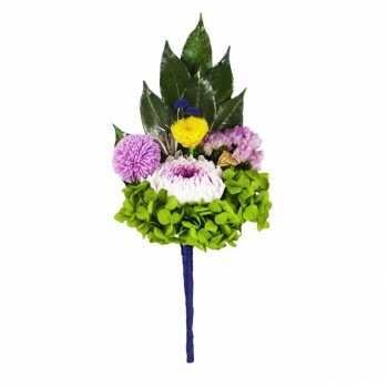 A＆K プリザーブド仏花 桔梗（花器なし） AKM-040