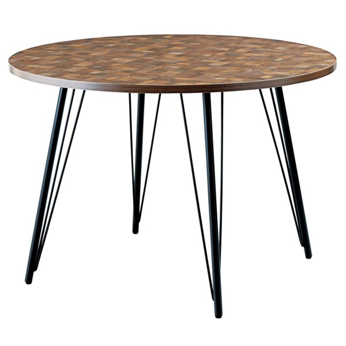 ダイニングテーブル メラミン化粧繊維板 スチール 粉体塗装 PT-339