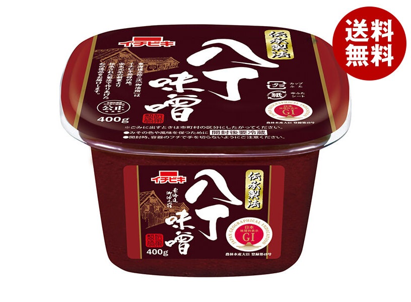 イチビキ 伝承製法 八丁味噌 400g×6個入×(2ケース)