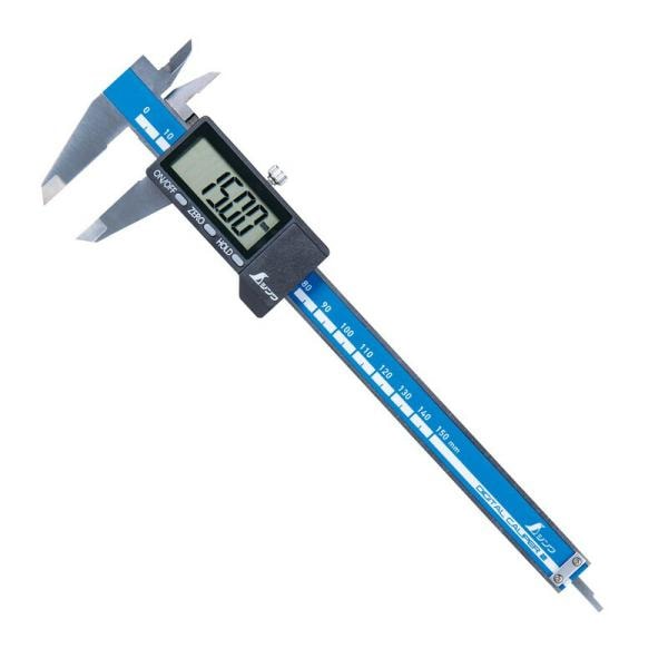 シンワ デジタルノギス2 大文字 19995 150mm 大工道具 測定具 ノギス