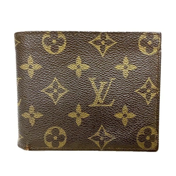ルイヴィトン モノグラム ポルトモネビエ M61669 2つ折り財布 ユニセックス 【中古】