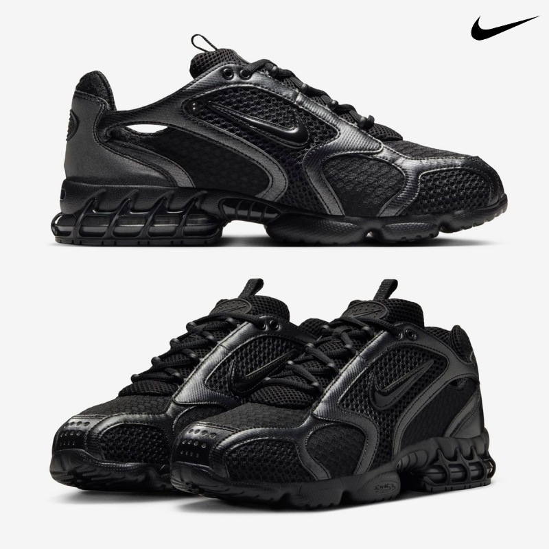 [NIKE] ナイキ スニーカー エア ズーム スピリドン ケージ 2 シューズ / BLACK