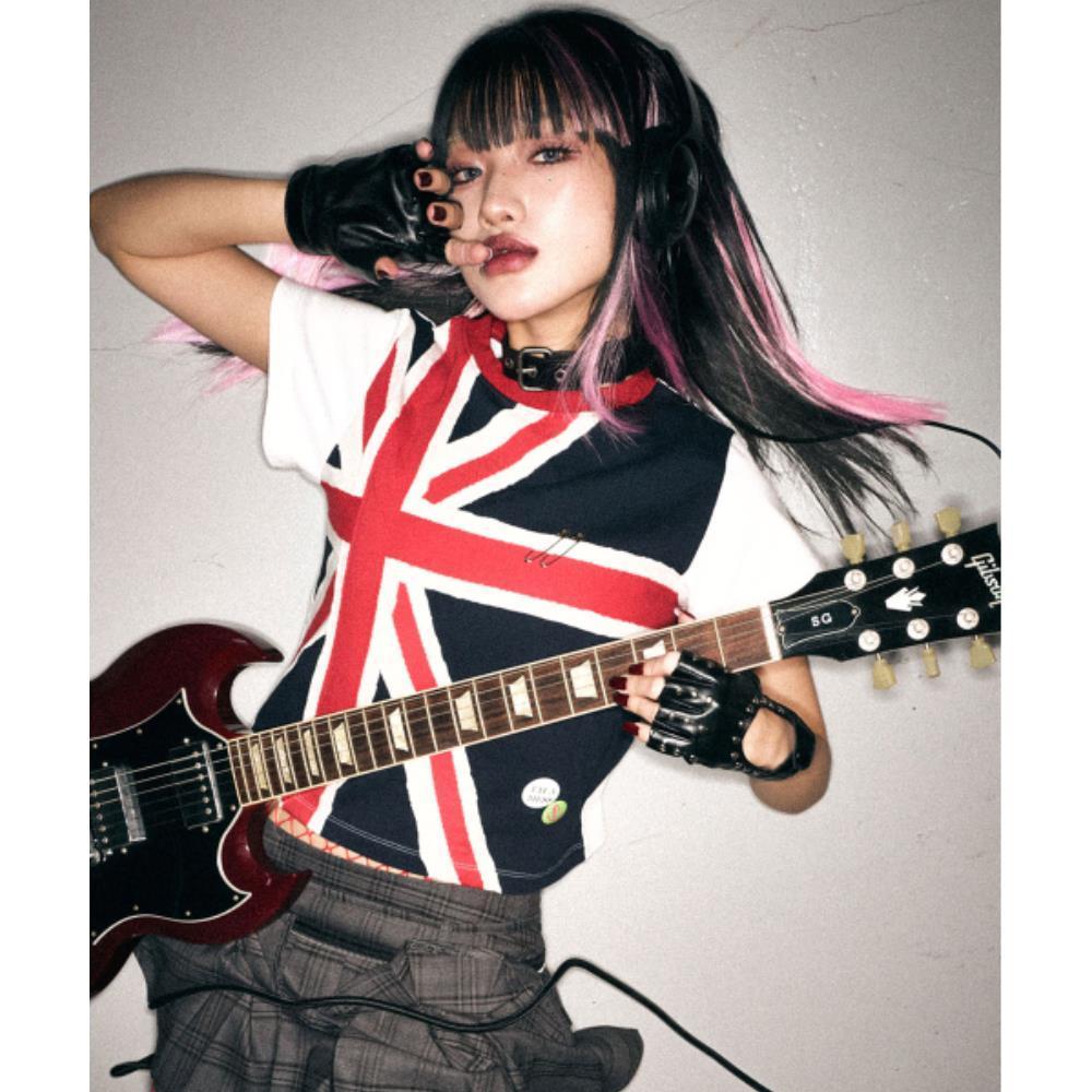 SCHISM INDUCING UNION JACK T SHIRT NAVY SB9TS19NV 7,767円