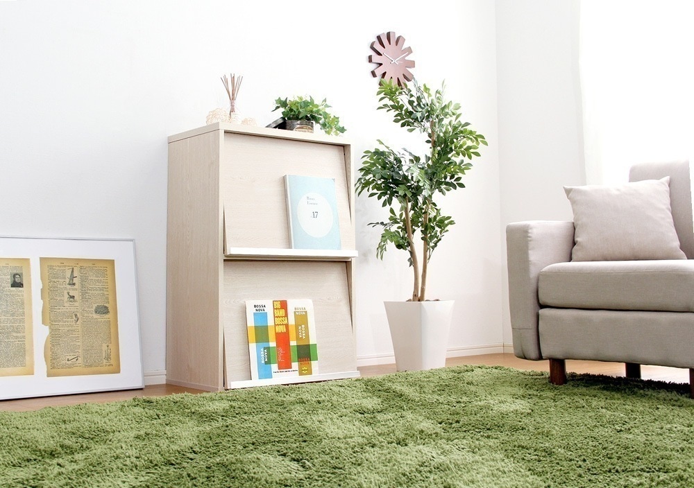 ラック 棚 木目柄 木製 おしゃれ 北欧モダン カラーボックス フラップ扉 抗菌防臭有害物質分解 サイドボード キャビネット マガジンラック 省スペース