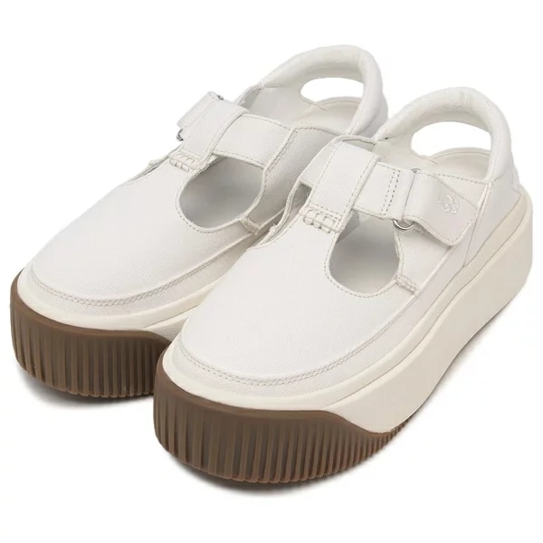 厚底 スニーカー イージー ダジット Tストラップ プラットフォーム ホワイト レディース 1167500 WHT