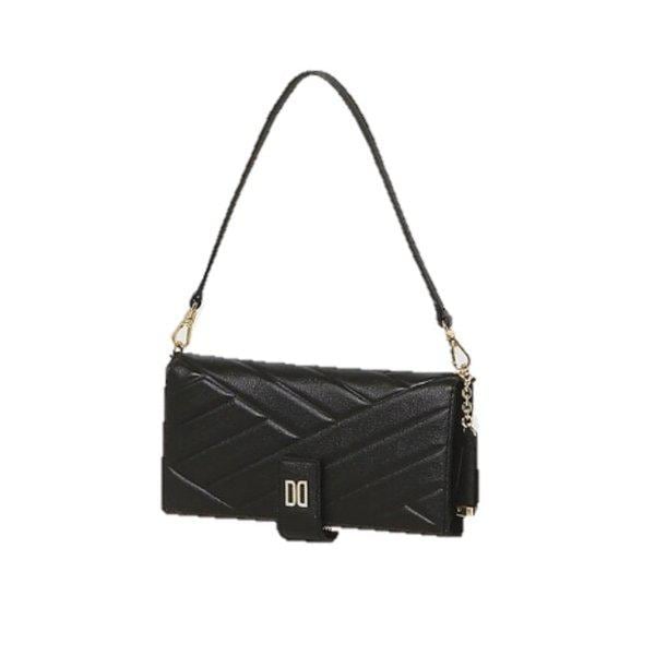 AK水原店 ハンドバッグ ブラック カーライル ゴールドDD 多機種 携帯電話財布 DCHO5E410