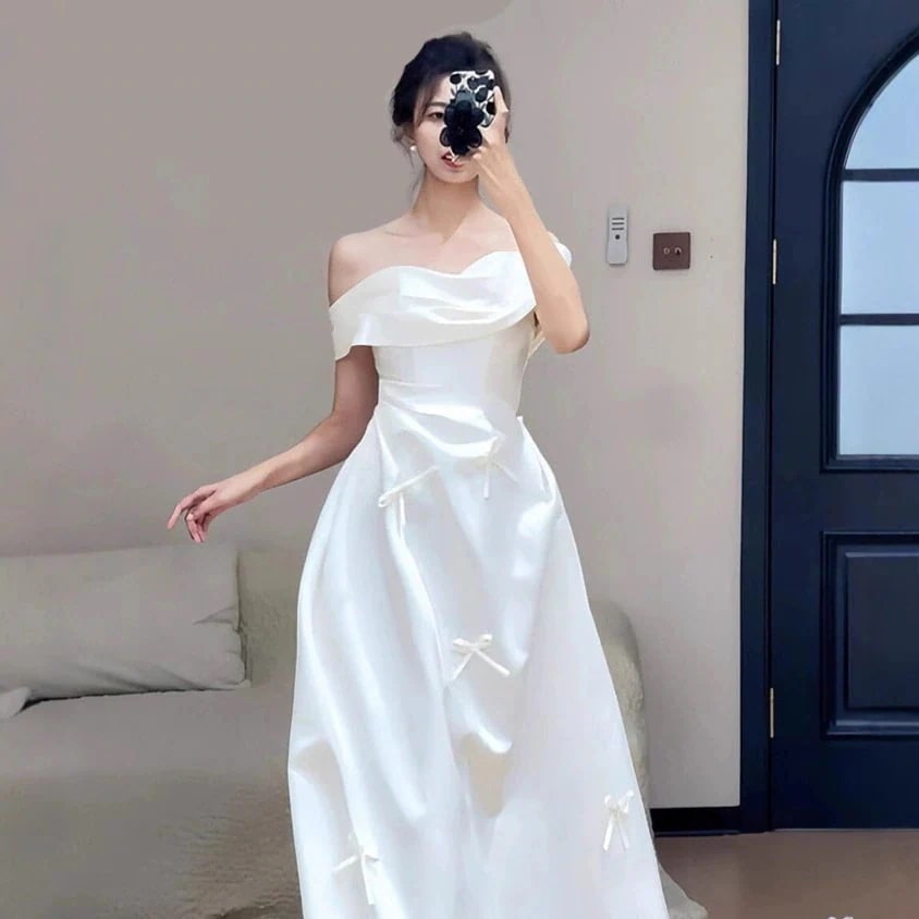 演奏会 【今恋】ウェディングドレス サイズオーダーメイド可能 成人式 結婚式 メガ割 花嫁 47 ワンピース 白 二次会 ウェディング お呼ばれ ロングドレス 前撮り パーティードレス