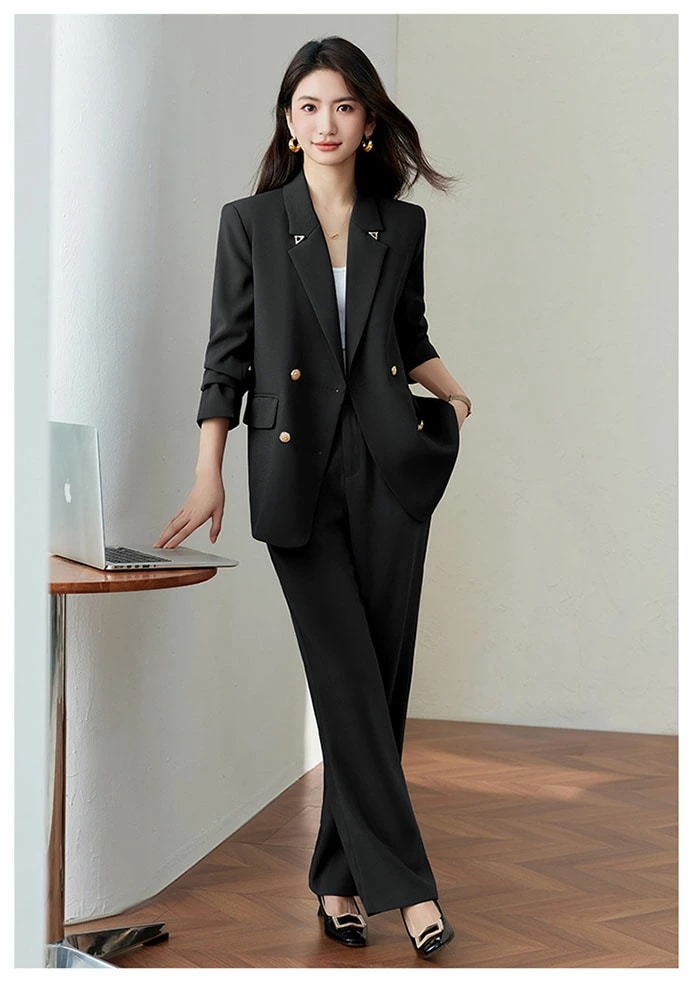 スーツ レディース セットアップ パンツスーツ 2点セット きれいめ 卒業式 スーツ ママ コーデ セレモニー フォーマル ジャケット&ワイドパンツ ママコーデ ゆったり 上下 セット ビジネス エレ