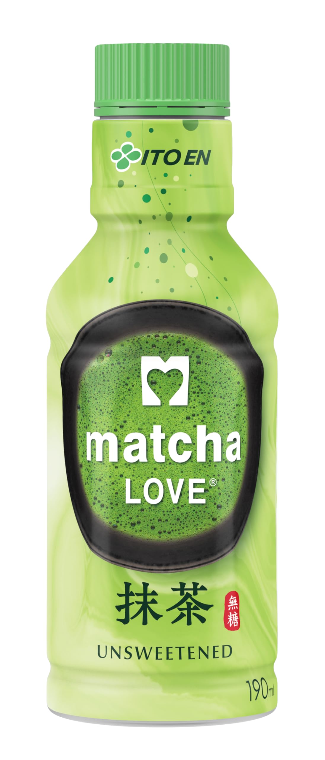 抹茶ラブ matcha LOVE 無糖 190ml×30本 パウダーインキャップ