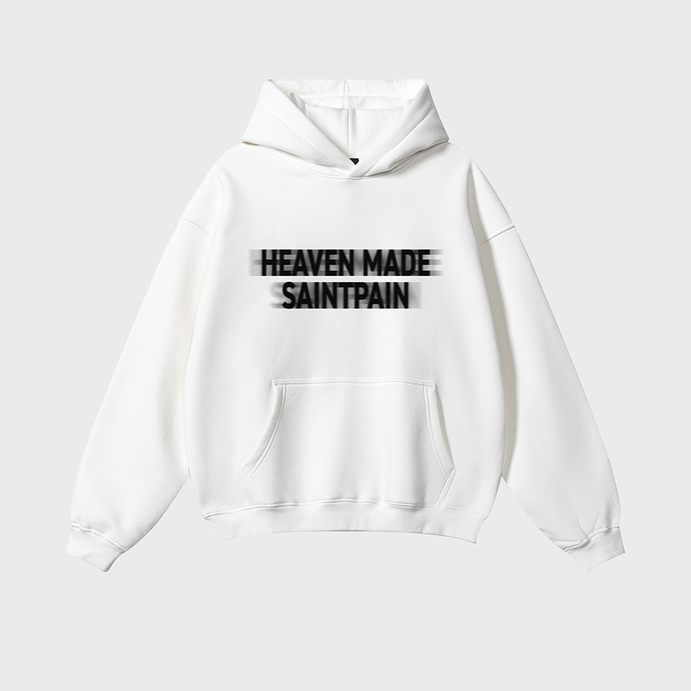 SP SHADOW OVERFIT HOODIE-WHITE