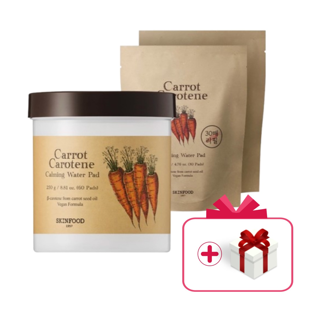 キャロットカロテン カーミングウォーターパッド 60枚 + リフィル 30枚 x 2個 5,096円