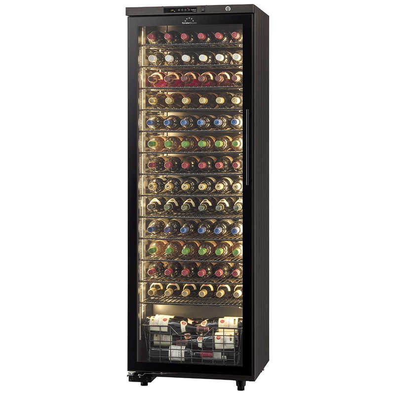 フォルスタージャパン　ワインセラー LongFresh ロングフレッシュ 90本 左開き ウッドブラック　ST-308GL(WK)（標準設置無料）