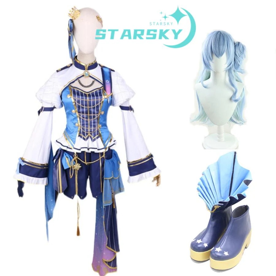 [2026新作] バーチャル YouTuber　hololive 星街すいせい　風　コスプレ衣装　コスチューム　服　コスプレ靴 　ウィッグ追加可能　ハロウィン　イベント