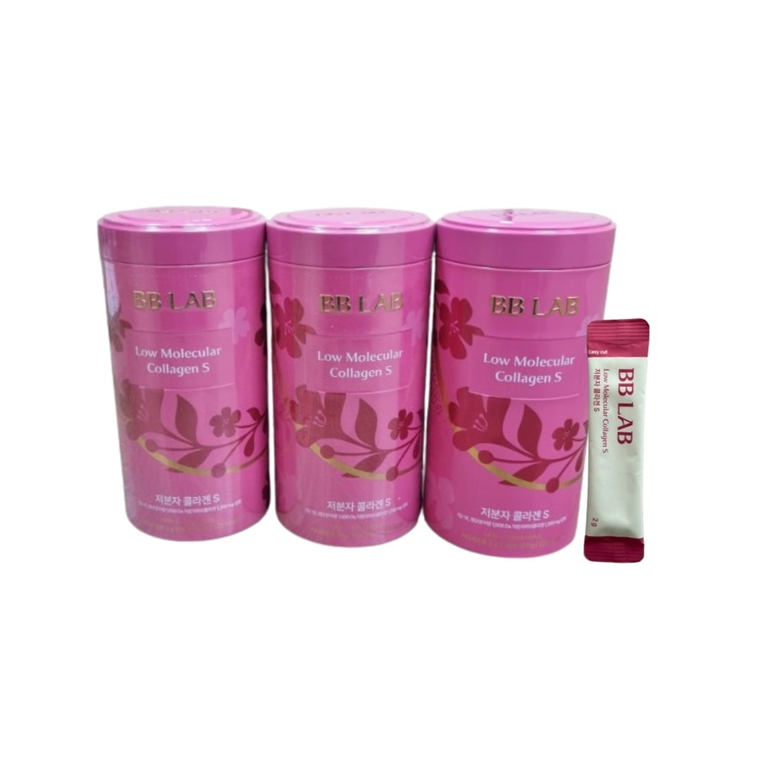 BBLAB 低分子コラーゲンS 60g x 3個/ 1日1包/ 3ヶ月分/ ビタミンC/ ペプチド/ 韓国食品