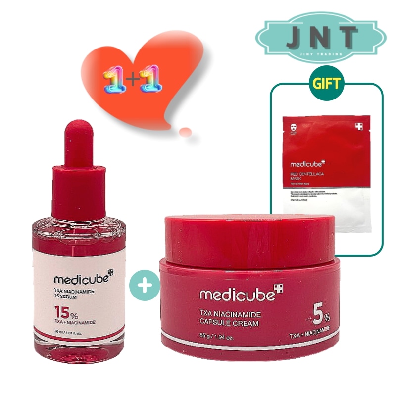[セット] [1+1] TXA ナイアシンアミド 15 セラム 30ml + TXA ナイアシンアミド カプセル クリーム 55g 基礎セット 水分 保湿 韓国化粧品 韓国美容ギフト