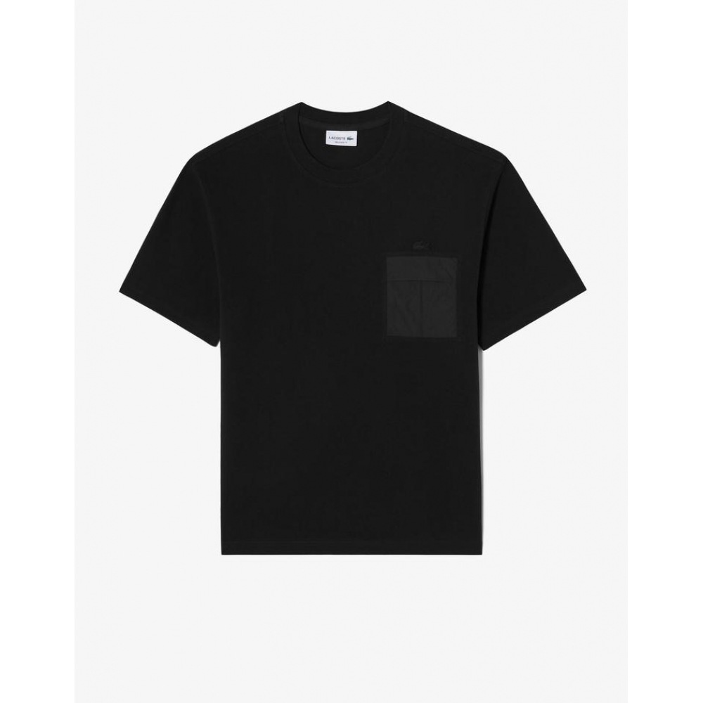 ラコステ メンズ ワoven ポケット Tシャツ TH258E-55G 031