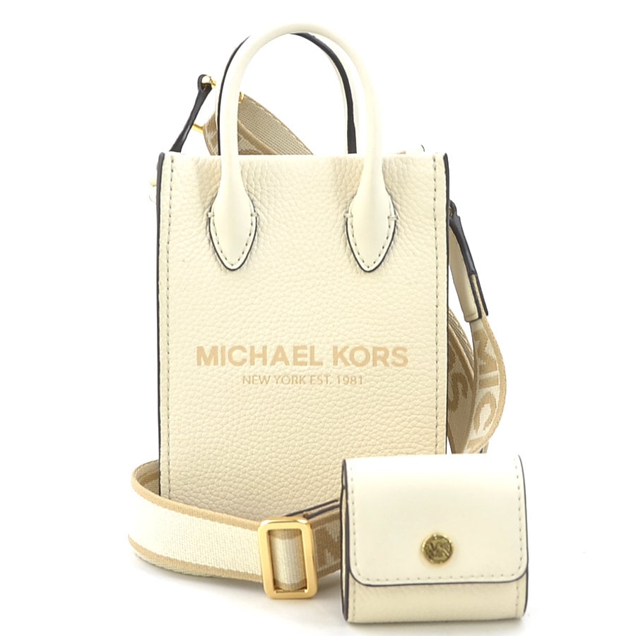 マイケルコース Michael Kors ショルダーバッグ レザー アイボリー レディース h31036g