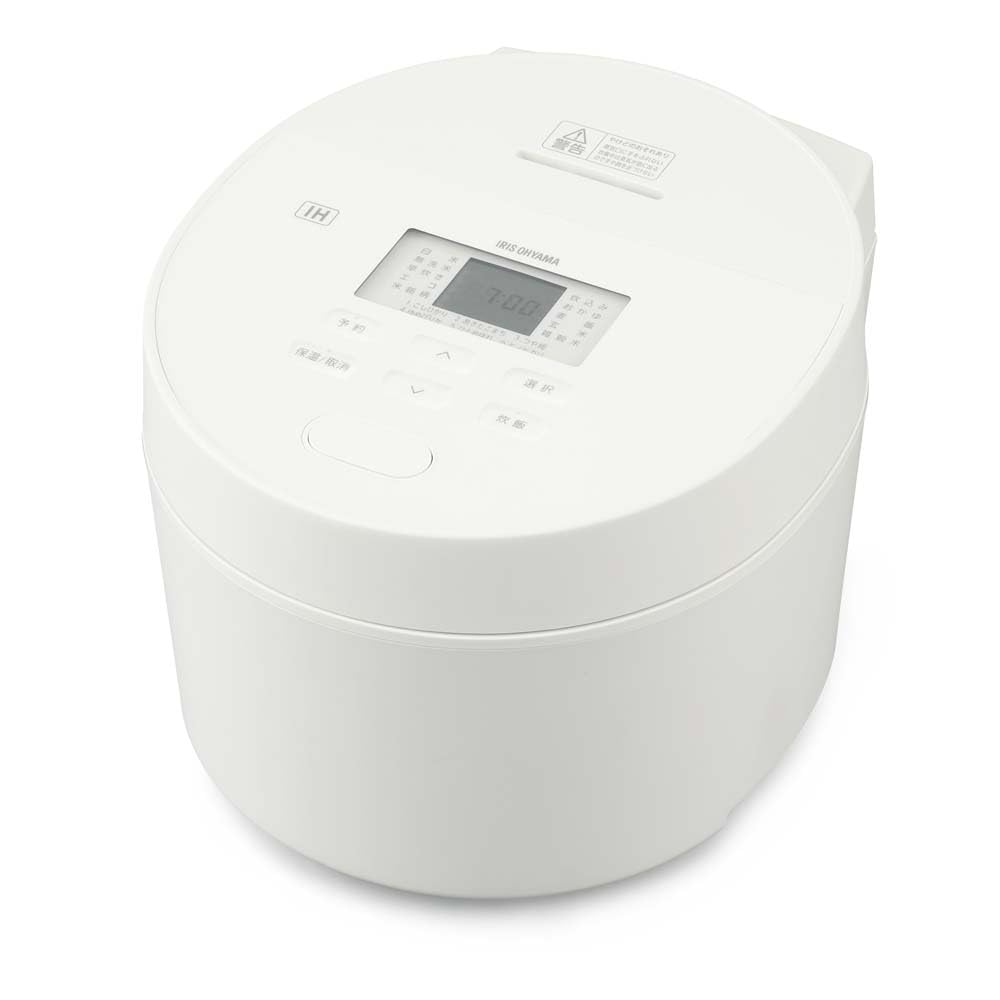 アイリスオーヤマ 炊飯器 5.5合 IH式 一人暮らし 50銘柄炊き分け機能 早炊き25分 極厚火釜使用 おこのみ炊き分け RC-ISA50-W ホワイト
