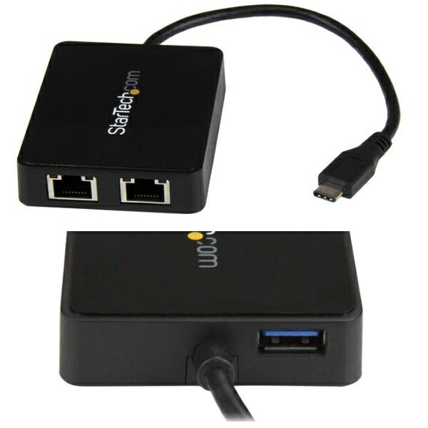 StarTech.com [US1GC301AU2R] USB-C接続2ポートギガビット有線LAN変