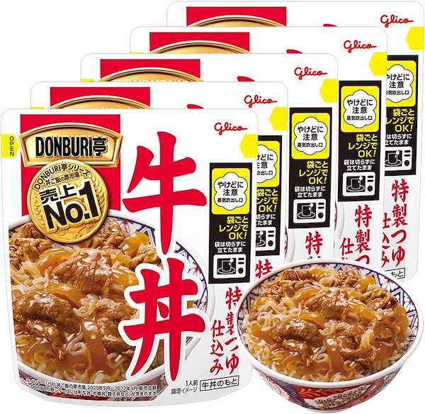 Qoo10]　グリコ　DONBURI亭　牛丼　180g