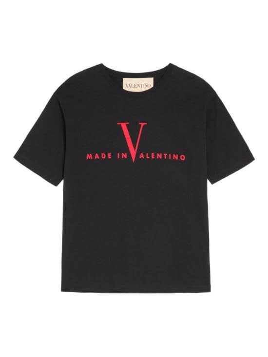 VALENTINO GARAVANI Men T-Shirts VMG16PBAQ 0NR Black