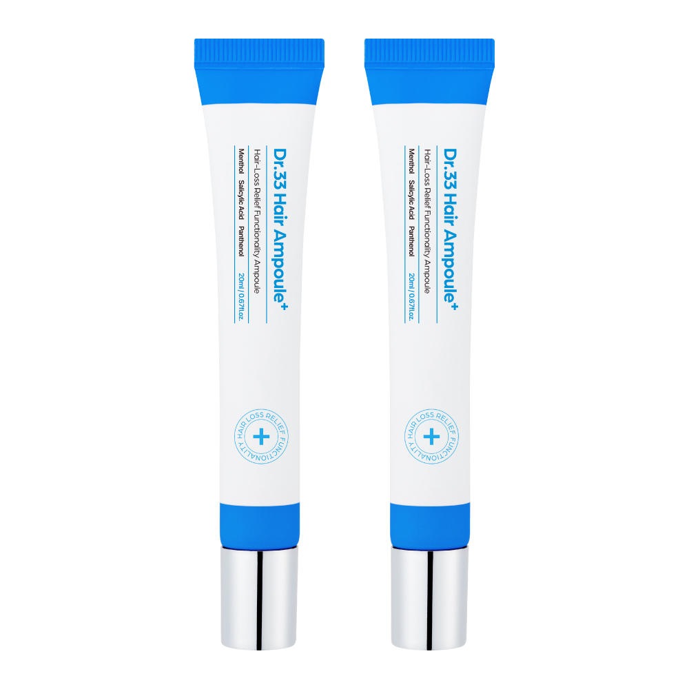 【正規品】 ドクター33 ヘアアンプル 20ml 2個 / 脱毛症状の緩和 / 頭皮集中ケア