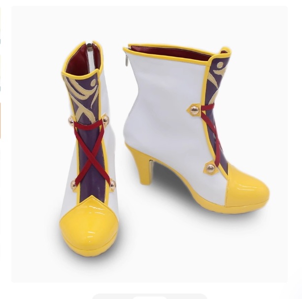 ウマ娘 プリティーダービー クロノジェネシス 風 コスペレ靴 コスプレシューズ 人気 アニメフェア 靴 イベント パーティー ブーツ