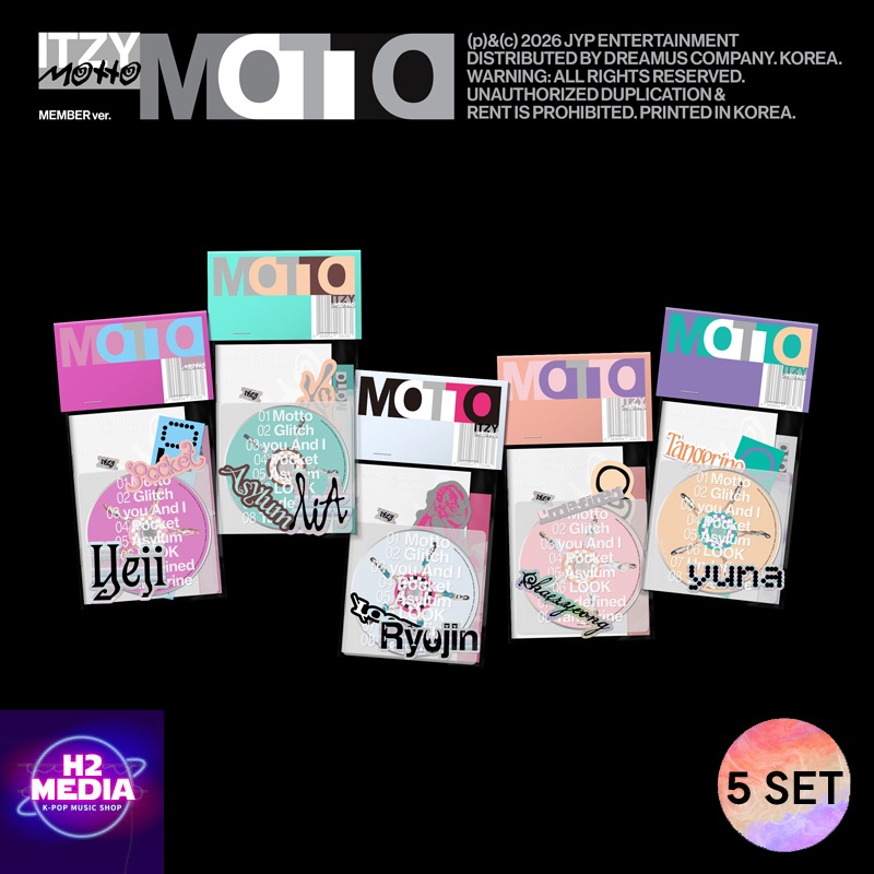 [5種SET] ITZY Motto (MEMBER Ver.)