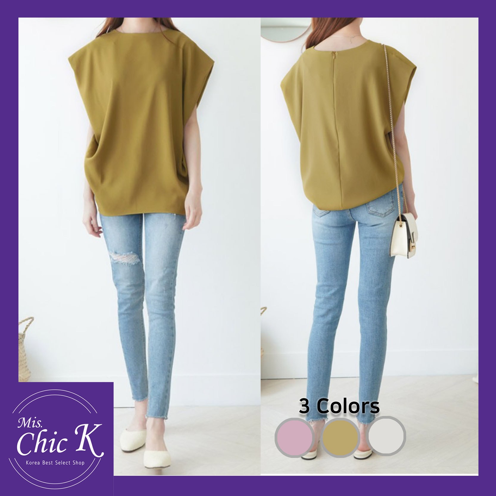 [K Fashion 2019 S/S] Marrang Blouse /マルランブラウス -3 colors