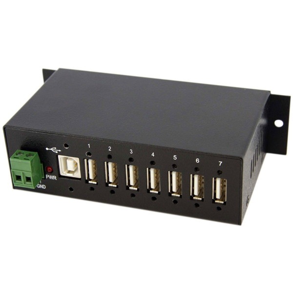 ST7200USBM [ハブ ウォールマウント型産業用7ポートUSB 2.0 メタルシャーシ構造] メーカー直送