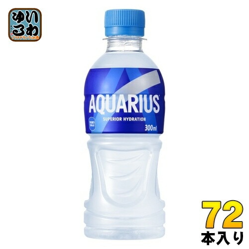 コカ・コーラ アクエリアス 300ml ペットボトル 72本 (24本入×3 まとめ買い) スポーツドリンク 熱中症対策 6,066円