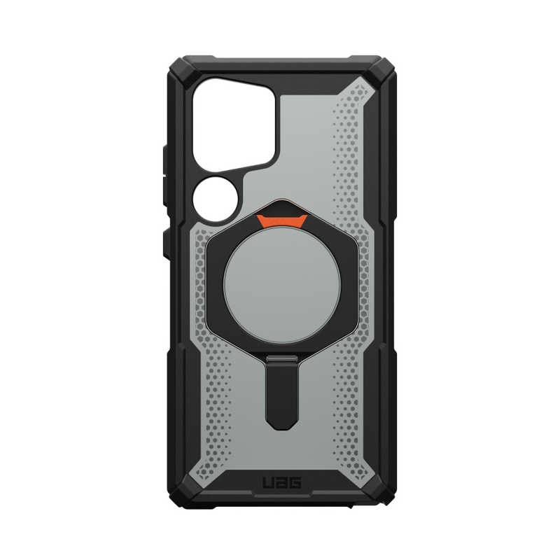Galaxy S24 Ultra 対応 マグネット式 ワイヤレス 充電 対応 PLASMA XTE W/MAGNET (日本正規代理店品) ブラック/オレンジ　UAG-GLXS24U-XTM-B/O