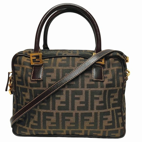 フェンディ FENDI ズッカ 2way バッグ ハンドバッグ ショルダーバッグ レディース【中古】