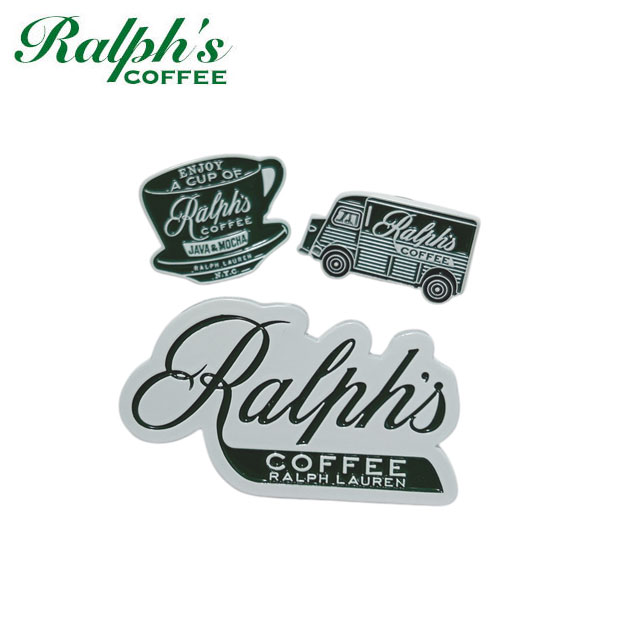 ラルフズ コーヒー Ralphs Coffee RALPHS COFFEE PIN ピンズ 3個セット ポロ ラルフローレン 290-006238-019