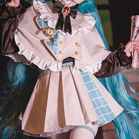 初音ミクコスプレ衣装少女探侦ミク小探侦マント衣装コスプレ衣装女