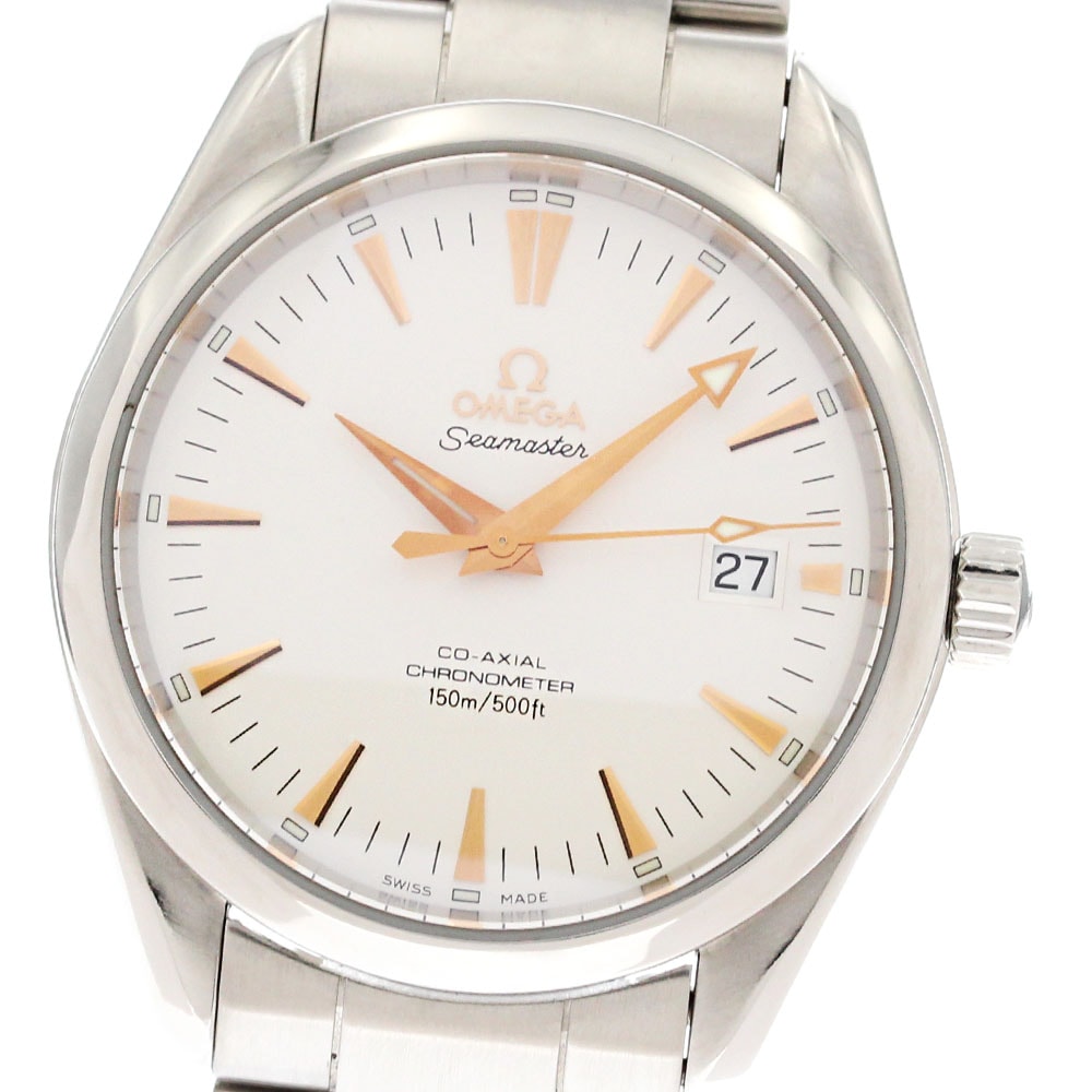 オメガ OMEGA 2503.34 シーマスター アクアテラ デイト コーアクシャル 自動巻き メンズ 良品 _877638【中古】