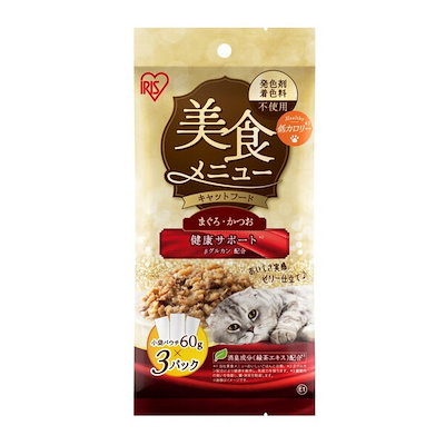 他サイト： P-60M×3P 美食メニューまぐろ・かつお 60g×3Pの商品画像