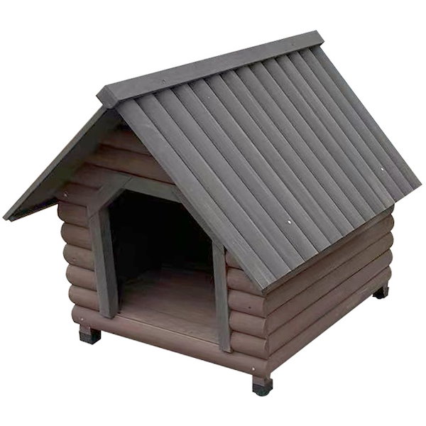 Qoo10] ログ風犬小屋 犬小屋 ペットハウス 木製