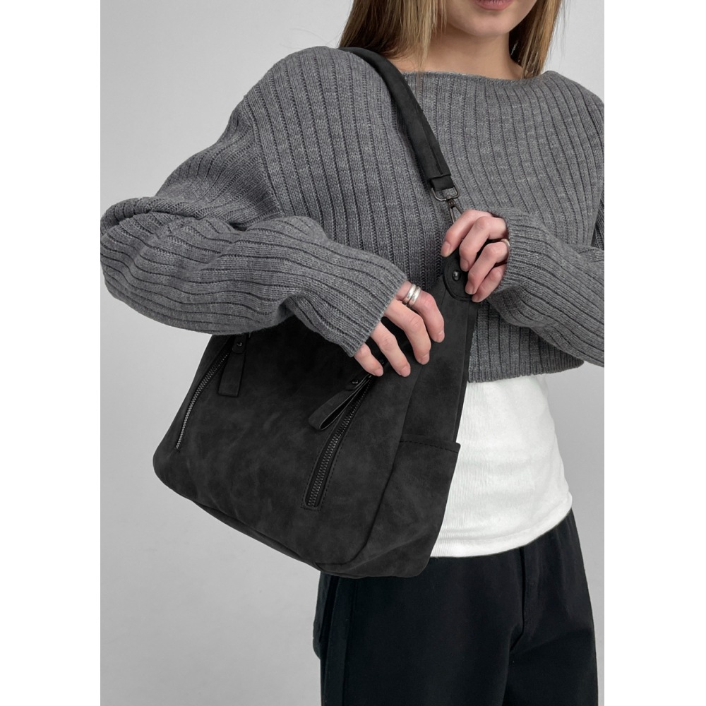 ブラックアップ [1000部販売] グリーネットビンテージウォッシュショルダーバッグ