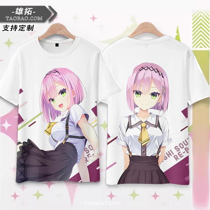 angel Disturbance Re-boot Gu Tianyin Bai Xueno Painyi 半袖tシャツ ゆずクラブ服