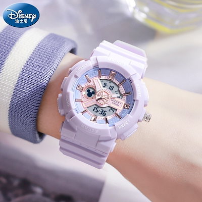 Qoo10] 【3日で出荷】ディズニー腕時計女子学生中