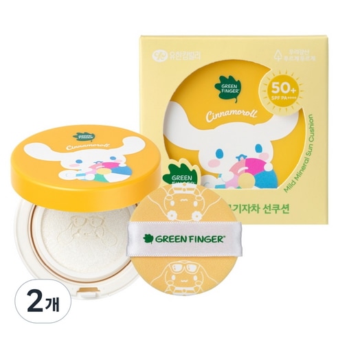 幼児用低刺激純粋なノンケミカルサンクッションサンリオシナモロールSPF50 + PA ++++ 12g 2個 ノンケミカル 低刺激