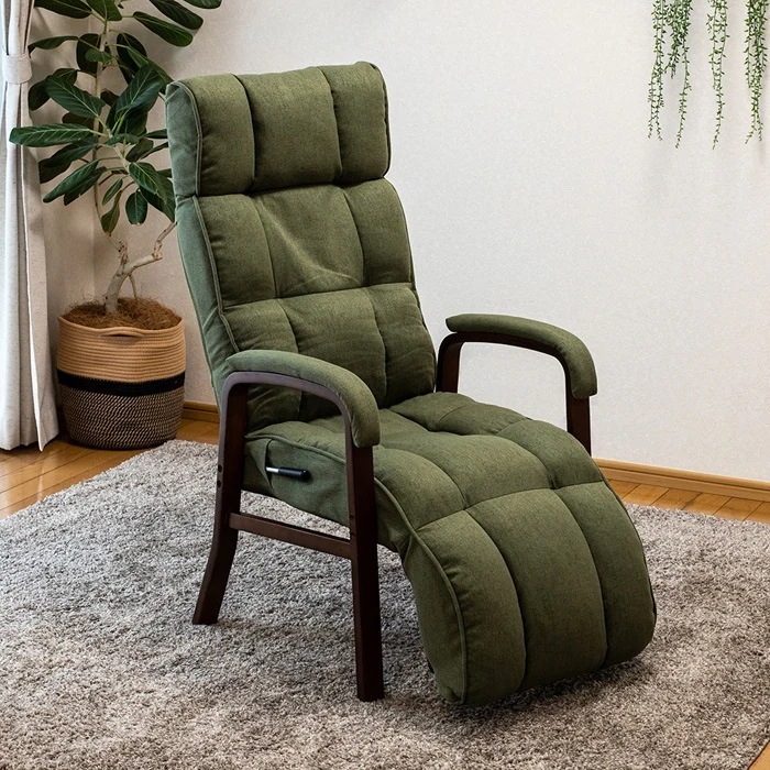 リクライニングチェア コンフォール リビングチェア フットレストタイプ RMJJ-37-OLV