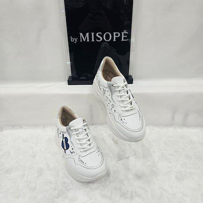 By 女性 シンプル グラフィック スニーカー 112HH430II001 WHITE 2_JJ 18,516円