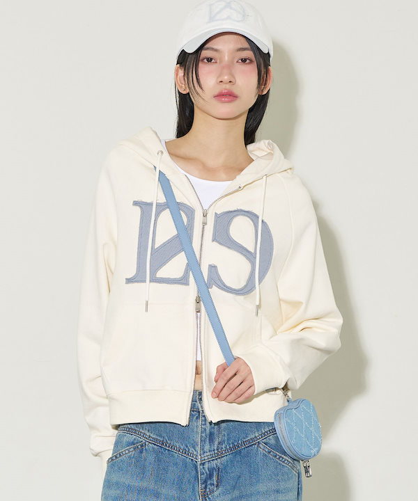 illigo パーカー Mサイズ クリーム org.jpg